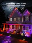 Smart Color Changing Flood Lights, 6 Pack