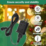 Feekoon LED Christmas Tree Replacement Plug & Cord