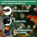 Feekoon LED Christmas Tree Replacement Plug & Cord