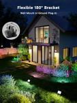 Smart Color Changing Flood Lights, 6 Pack