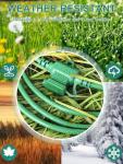 25ft Green Outdoor Extension Cord with 6 Plugs