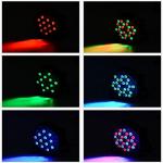 LUNSY 4-Pack LED Stage Lights for Christmas Parties
