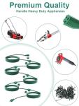 25ft Green Outdoor Extension Cord with 6 Plugs
