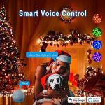 Smart RGB LED Christmas Lights with Music Sync