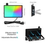 Color Changing LED Flood Lights with Music Sync