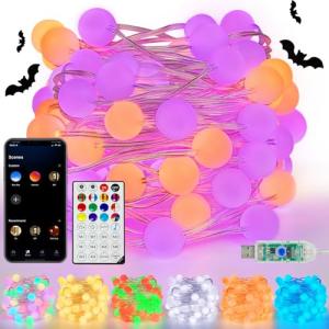33FT Smart Music Sync Color Changing String Lights