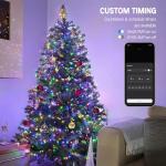 BrizLabs Smart LED Music Sync Christmas Lights 164ft