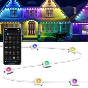 BIEKEW Smart Outdoor Music Sync Christmas Lights
