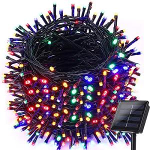 Multicolor Solar Christmas Lights Synchronized to Music