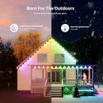 BIEKEW Smart Outdoor Music Sync Christmas Lights
