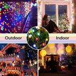 Multicolor Solar Christmas Lights Synchronized to Music