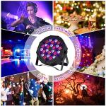 DJBoomy 36 LED Stage Lights with Sound Control