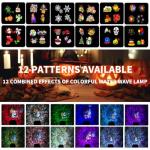 Color-Changing Christmas Projector Lights for Outdoor Use