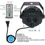 Super Bright Mini COB Stage Wash Lights with Remote