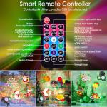 Nazuwke Christmas Projector Lights with Remote Control