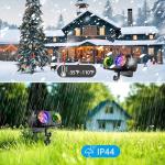 Nazuwke Christmas Projector Lights with Remote Control