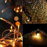 Brightown 40 FT LED Icicle Lights with Remote