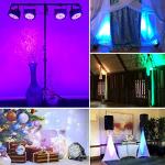 LUNSY 4-Pack LED Stage Lights for Christmas Parties