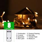 Brightown 40 FT LED Icicle Lights with Remote