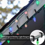 50 Christmas Light Clips for Easy Holiday Decorating