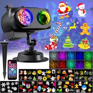 Nazuwke Christmas Projector Lights with Remote Control