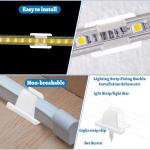 LED Strip Light Clips with Screws - 30 Pack