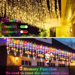 800LED Icicle Lights, Multi-Color & Warm White