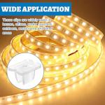 LED Strip Light Clips with Screws - 30 Pack