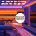 100PCS LED Strip Light Mounting Clips with Tape