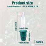 50 Mini Christmas Light Bulbs for Synchronized Displays