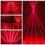 Red Moving Head DJ Lights for Christmas Parties