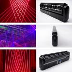 Red Moving Head DJ Lights for Christmas Parties