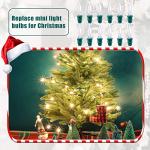 50 Mini Christmas Light Bulbs for Synchronized Displays