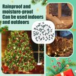 Mudder 60 Count Mini Light Bulbs for Christmas
