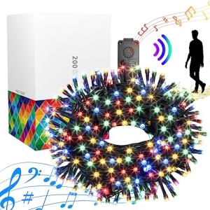 200 LED Music Sync Christmas String Lights