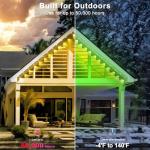 150FT Smart RGB Music Sync Outdoor Lights