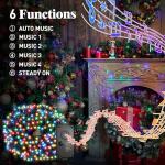 82 FT Synchronized LED Christmas Lights with Music