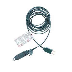 12 FT Extension Cord with 3 Polar Outlets