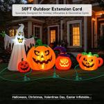 50FT Outdoor Extension Cord for Christmas Lights