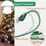 50 Ft Outdoor Cord with 10 Outlets for Lights