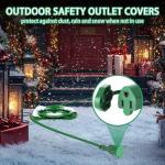 50 Ft Outdoor Cord with 10 Outlets for Lights