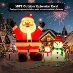50FT Outdoor Extension Cord for Christmas Lights