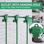 50 Ft Outdoor Cord with 10 Outlets for Lights