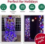 100 Count Red White Blue Mini Music Lights