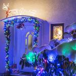 Multicolor Solar Christmas String Lights 72ft 2 Pack