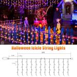 Joomer RGB Halloween Music Sync Icicle Lights