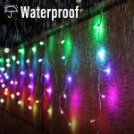 Joomer RGB Halloween Music Sync Icicle Lights
