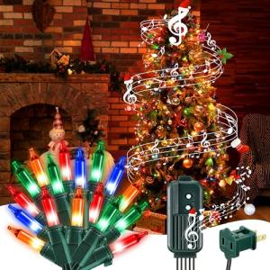 300 Bulbs Musical Christmas Lights with 25 Songs