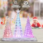 Musical Tabletop Christmas Tree with Colorful Lights