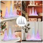 Musical Tabletop Christmas Tree with Colorful Lights